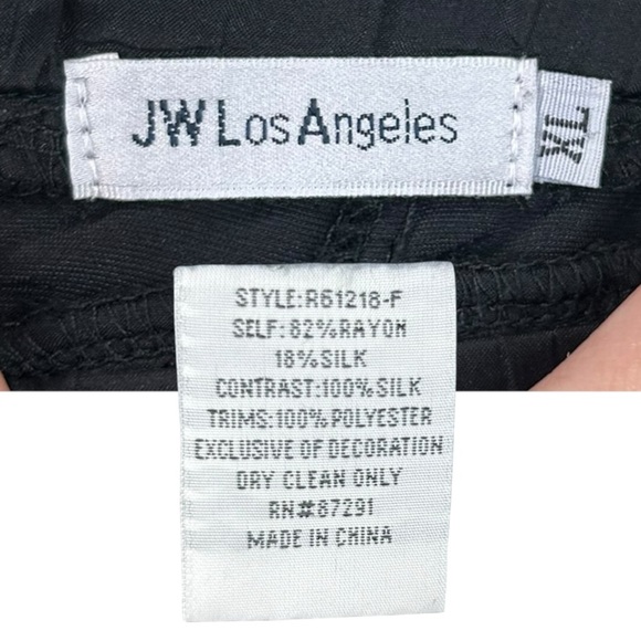 Johnny Was - Women’s Velvet Jogger Pants, Boho, Embroidered - Black, X-Large - Picture 16 of 17